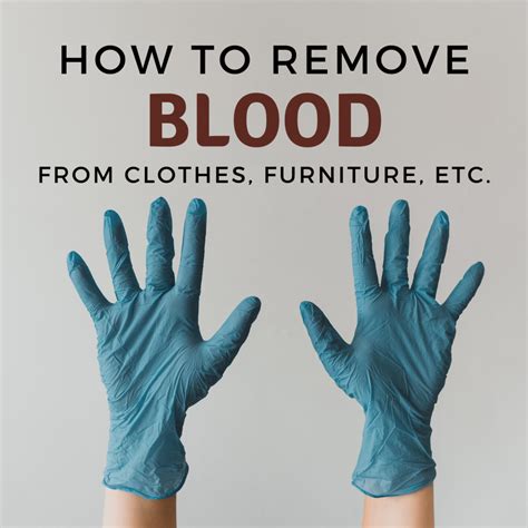 remove fake blood from clothes|what removes blood from fabric.